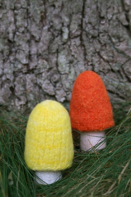 Felted Mushrooms from Kathryn Ivy | Purl Soho