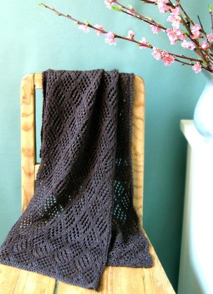 Checkerboard Lace Scarf | Purl Soho