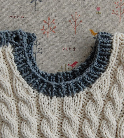 Cabled Baby Vest | Purl Soho