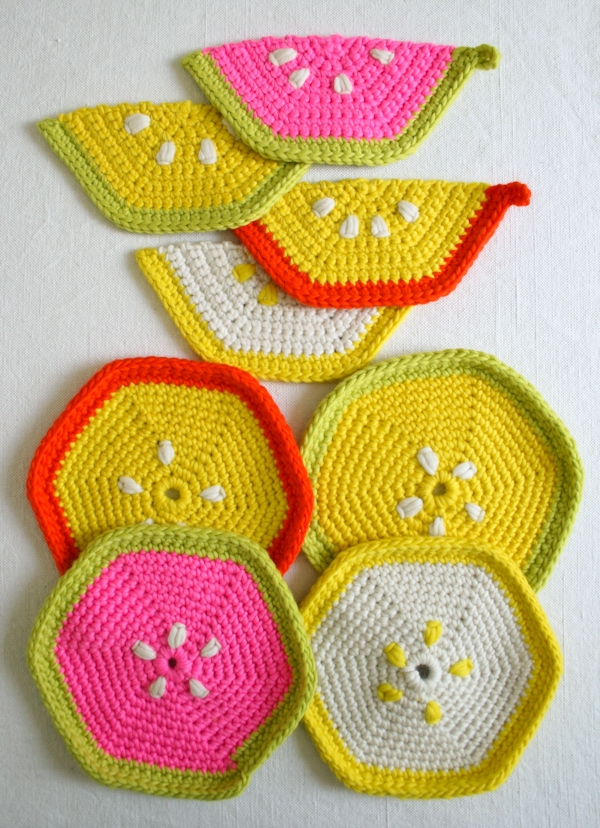 Fruity Trivets + Pot Holders | Purl Soho