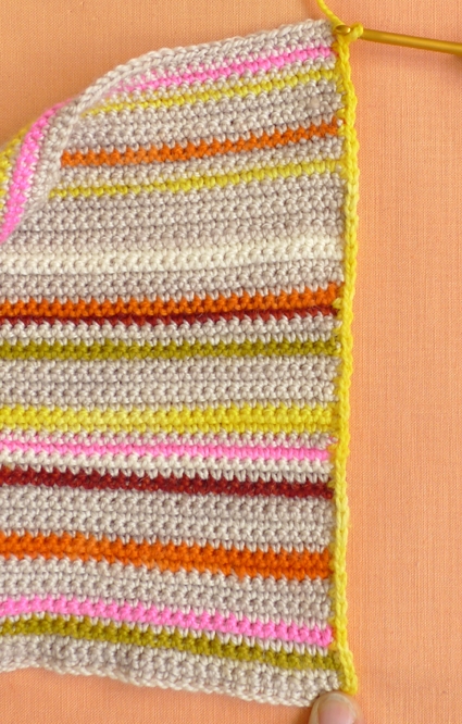 Crocheted Striped Hand Warmers | Purl Soho