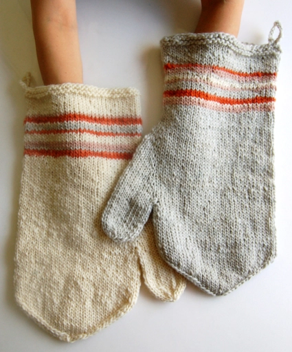 Felted Thanksgiving Oven Mitts | Purl Soho