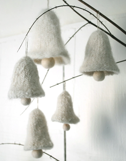 Felted Bell Ornaments | Purl Soho