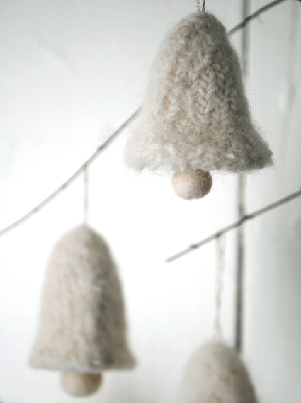 Felted Bell Ornaments | Purl Soho