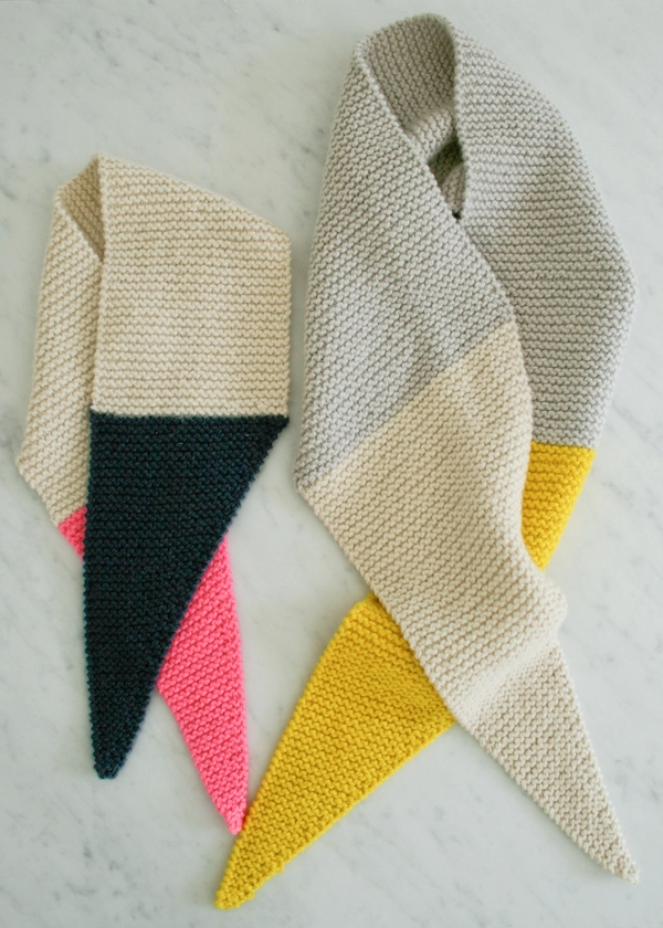 Color Tipped Scarf | Purl Soho