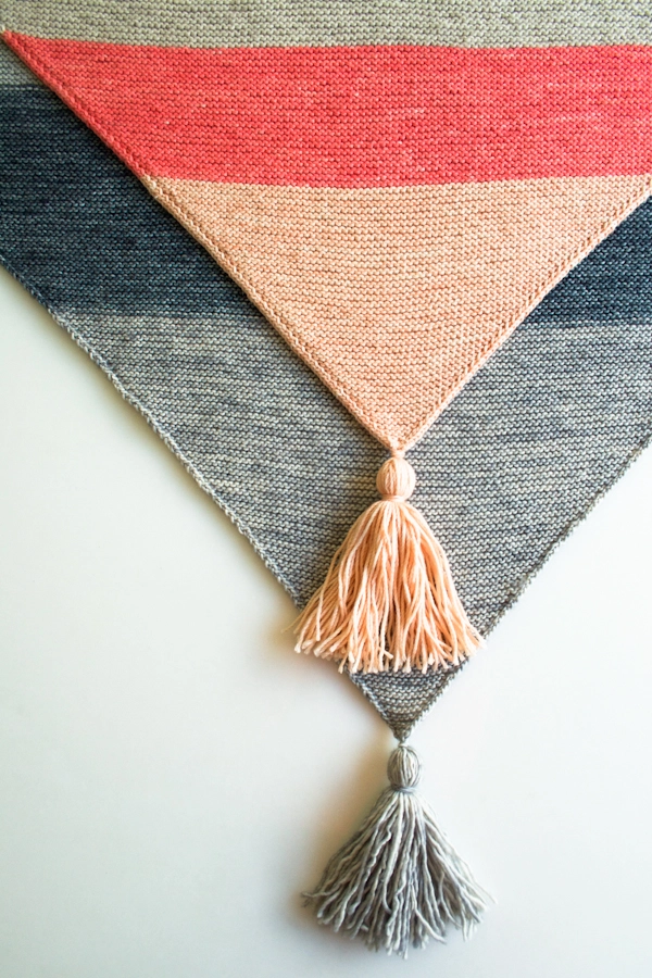 Colorblock Bias Blanket | Purl Soho