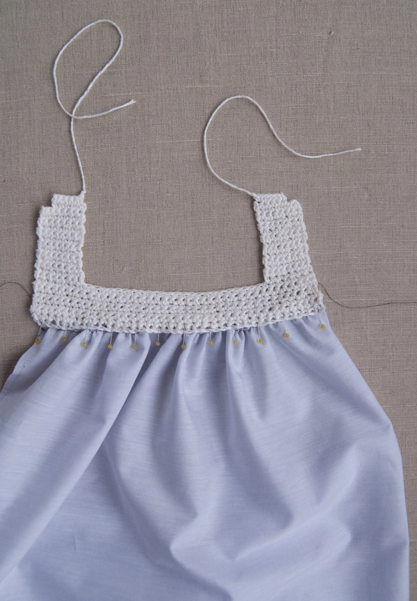 Sweet Crochet + Sew Dress | Purl Soho