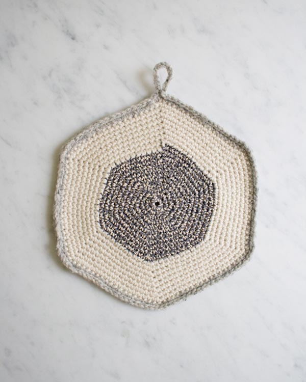 Crocheted Set-of-Three Pot Holders | Purl Soho