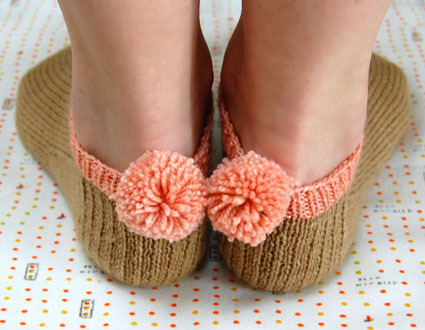 Pom Pom Socklets | Purl Soho