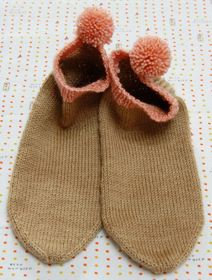 Pom Pom Socklets | Purl Soho