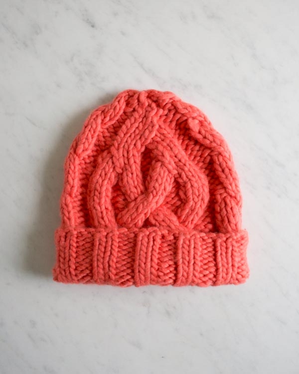 Traveling Cable Hat in Super Soft Merino, for Kids! | Purl Soho