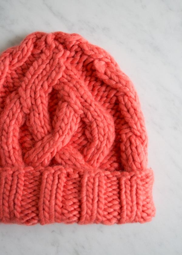 Traveling Cable Hat in Super Soft Merino, for Kids! | Purl Soho