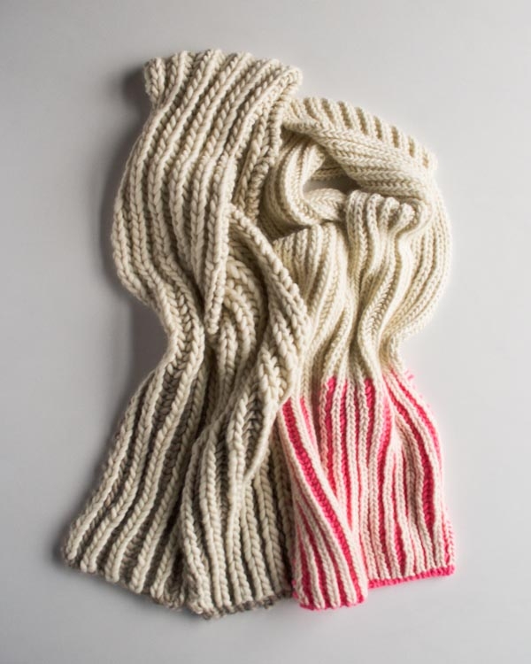 Color Dipped Scarves | Purl Soho