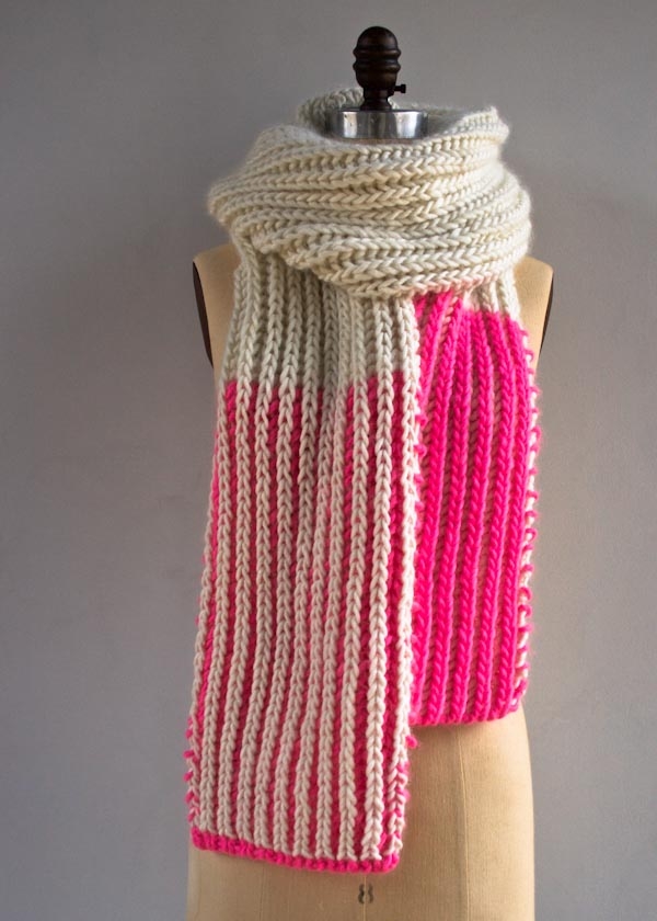 Color Dipped Scarves | Purl Soho