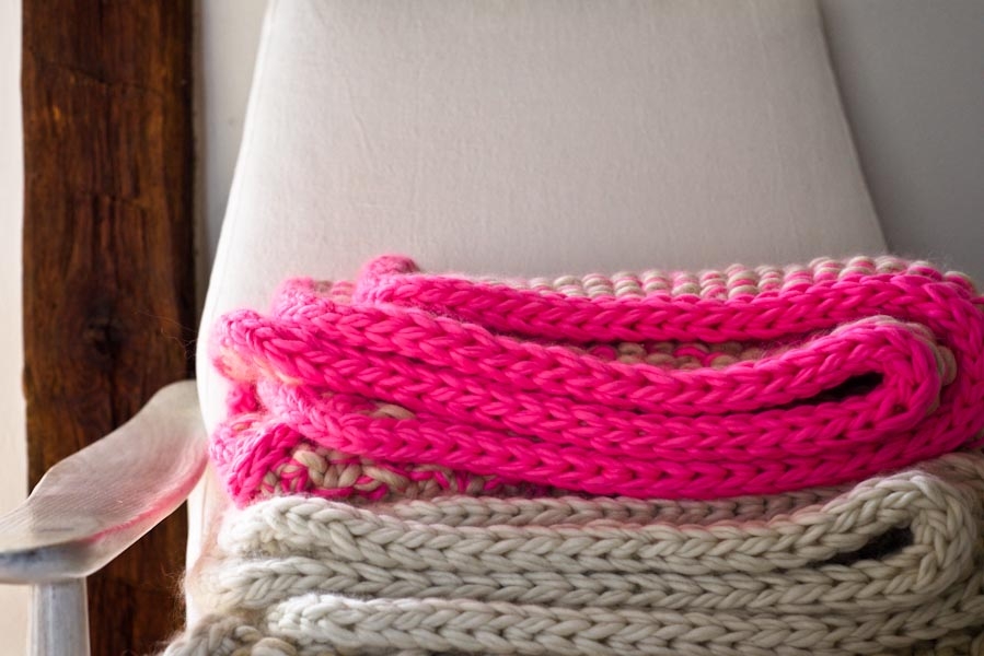 Eleventh Hour Marled Blanket | Purl Soho