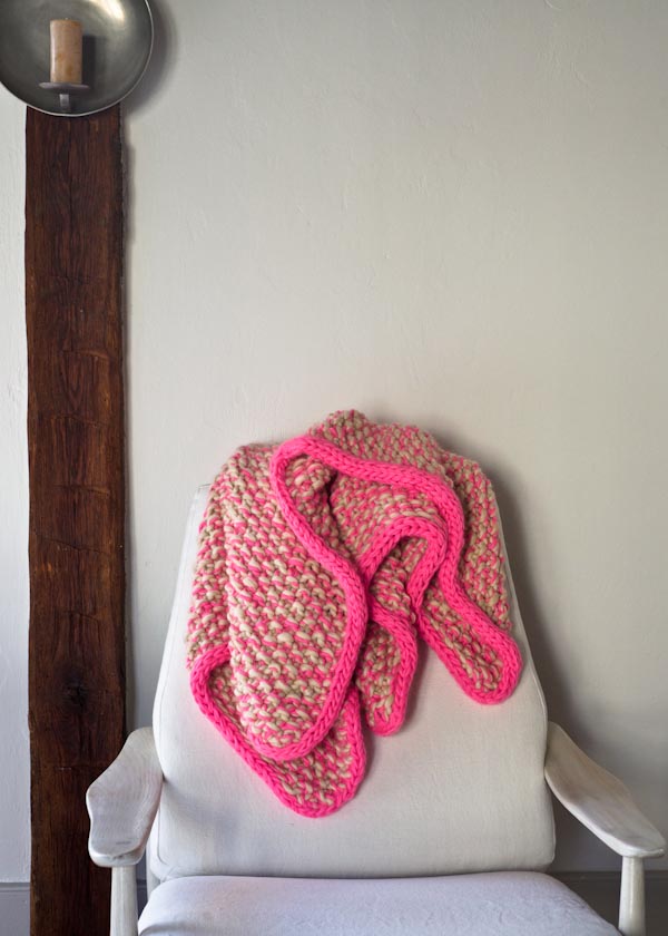 Eleventh Hour Marled Blanket | Purl Soho