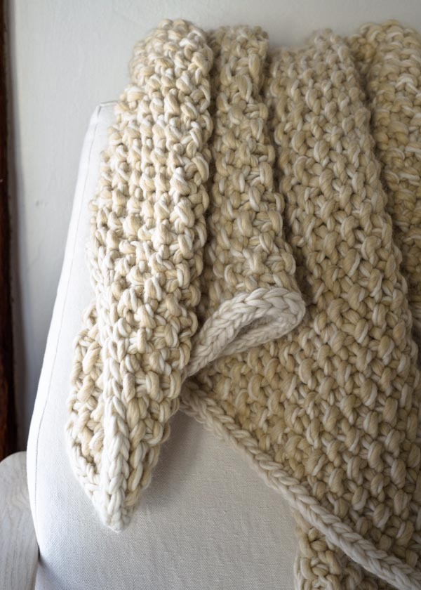 Eleventh Hour Marled Blanket | Purl Soho