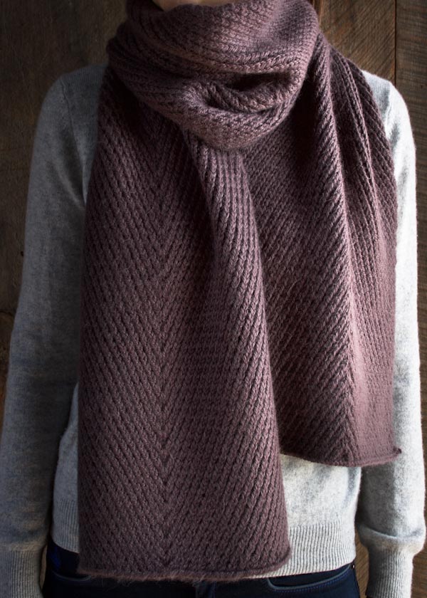 Diagonal Twist Scarf | Purl Soho