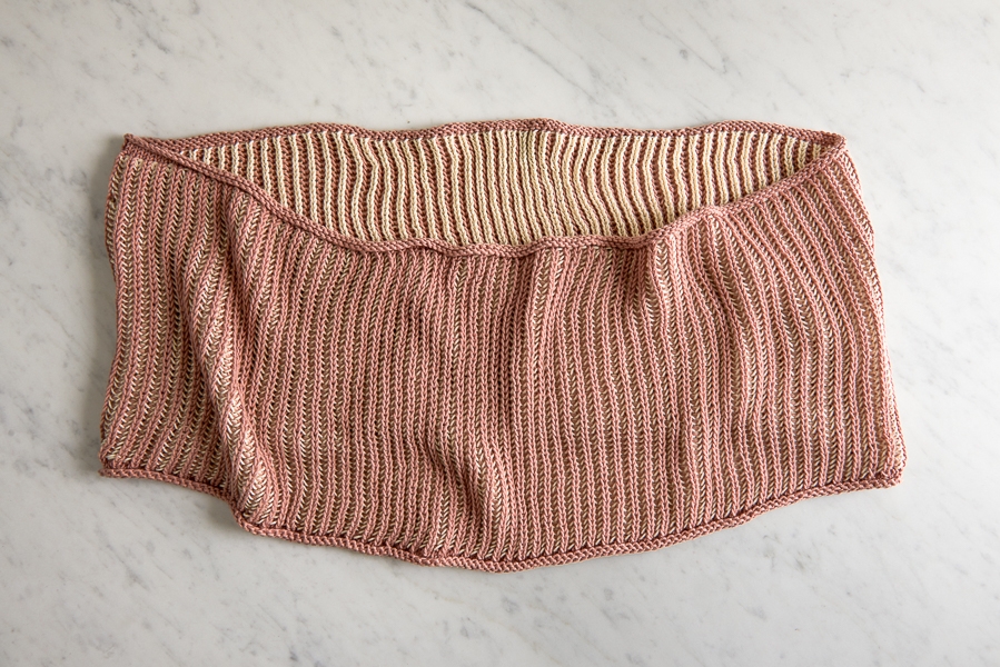 Two-Color Cotton Cowl | Purl Soho