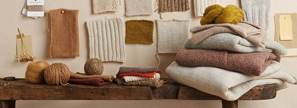 Shop Purl Soho paid knitting patterns, including sweater knitting patterns, sock knitting patterns, and more, all knit with Purl Soho yarns!