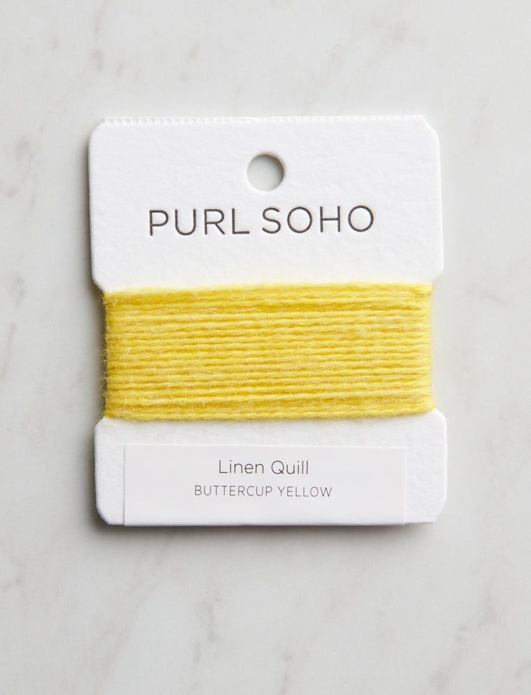 Linen Quill Color Cards, Buttercup Yellow