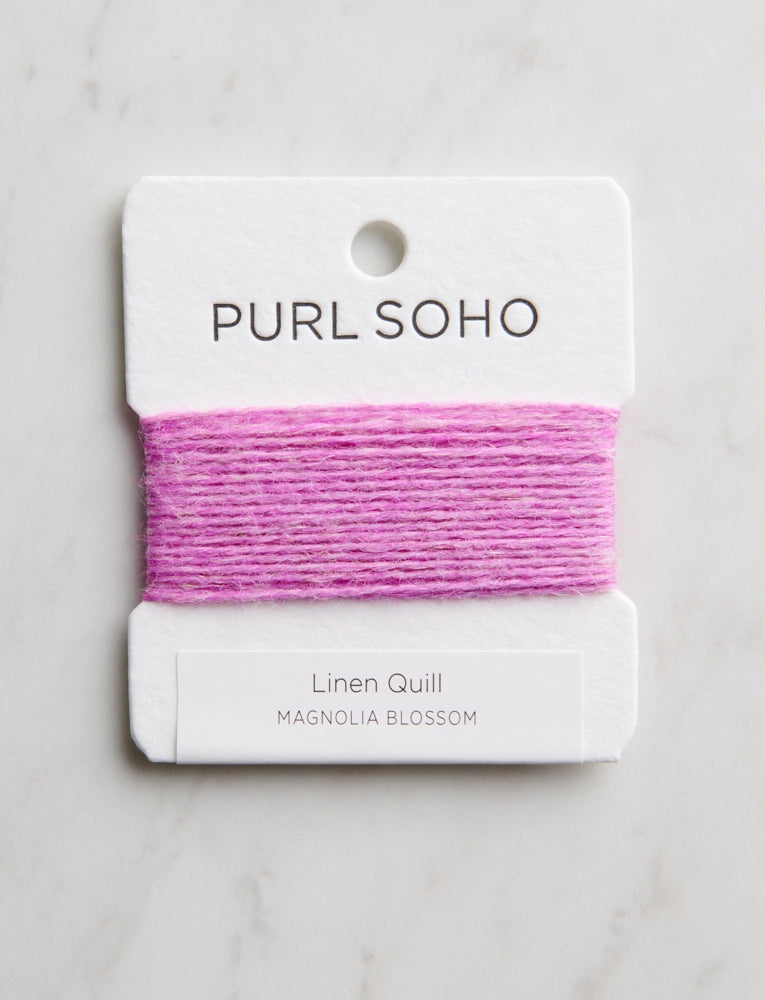 Linen Quill Color Cards, Magnolia Blossom