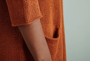 Julie Hoover For Purl Soho: Copley in Blackbird Linen