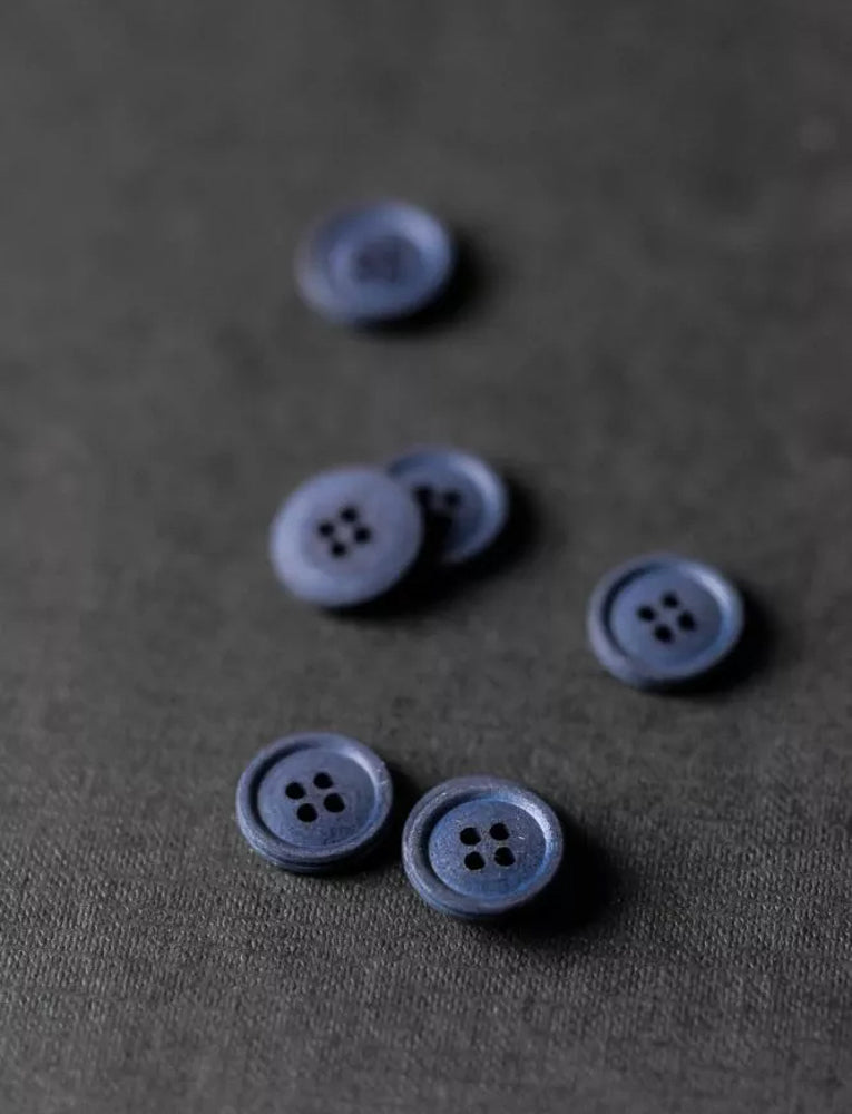 Cotton Button, Dark Navy