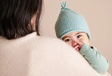 Garter Ear Flap Hat in Plenty