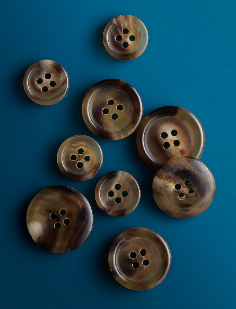Horn Button, Golden Brown