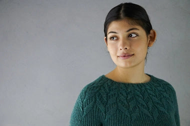 Ainur Berkimbayeva For Purl Soho: Laurel Leaf Pullover