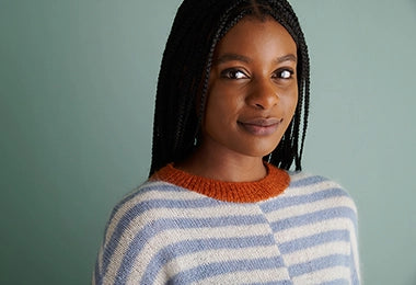 Tayler Harris For Purl Soho: Offset Stripes Pullover