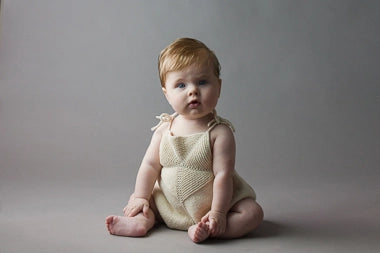 Ainur Berkimbayeva For Purl Soho: Pinwheel Baby Romper
