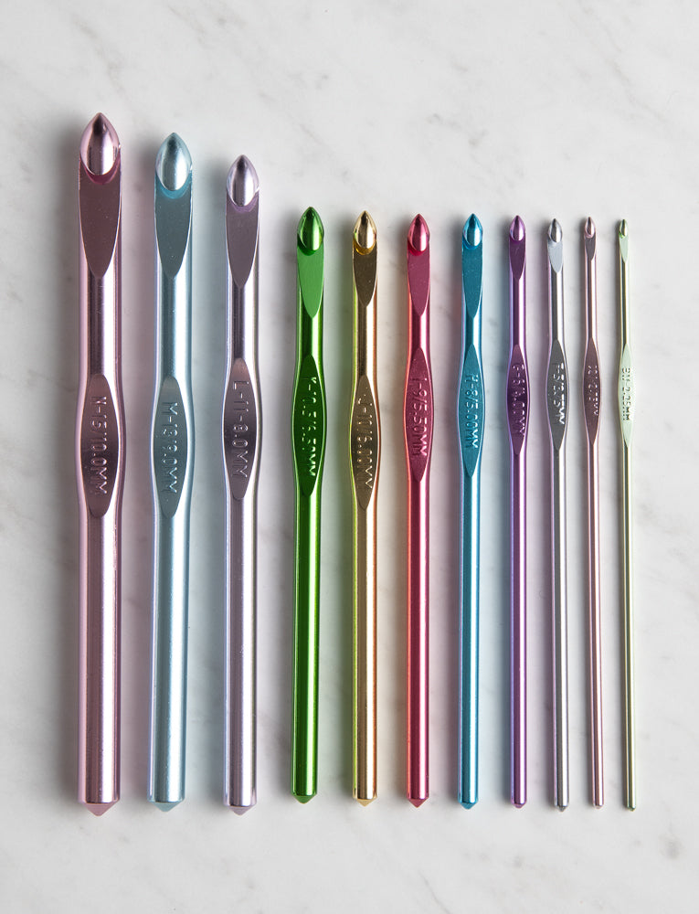 Silvalume Aluminum Crochet Hooks