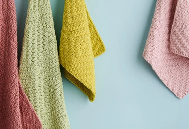 Tin Ceiling Washcloth + Hand Towel