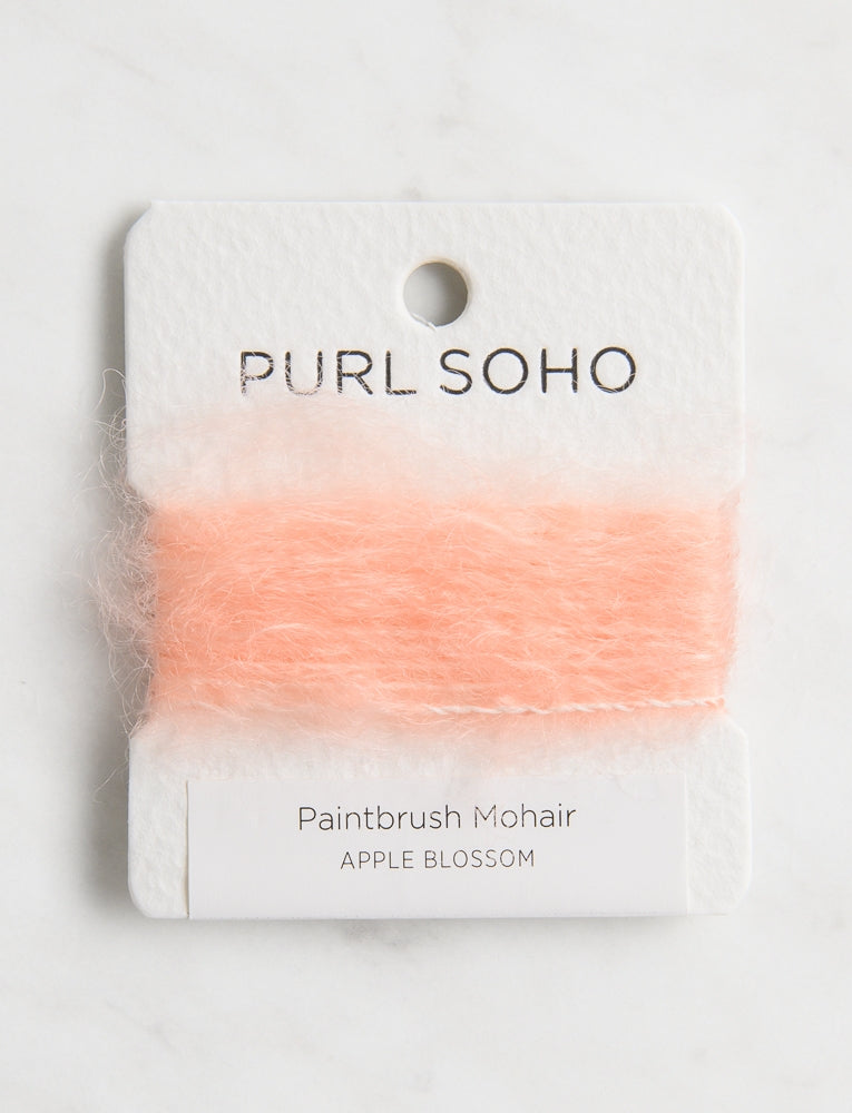 Paintbrush Mohair Color Cards, Apple Blossom