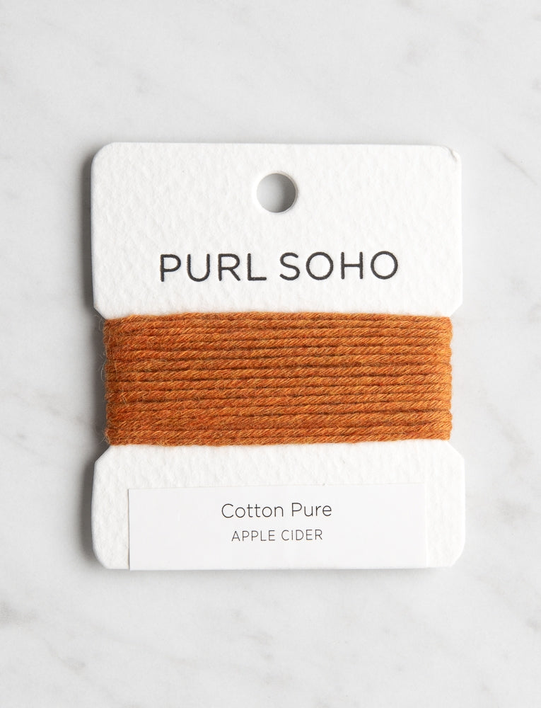 Cotton Pure Color Cards, Apple Cider