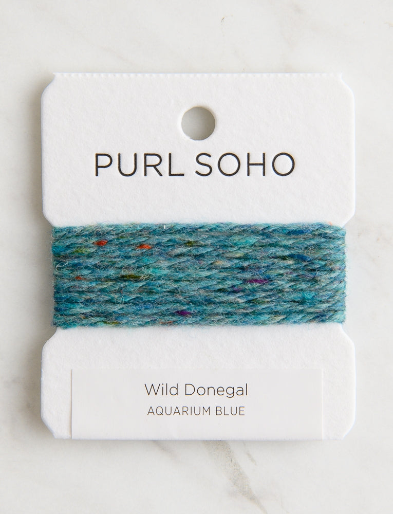 Wild Donegal Color Cards, Aquarium Blue