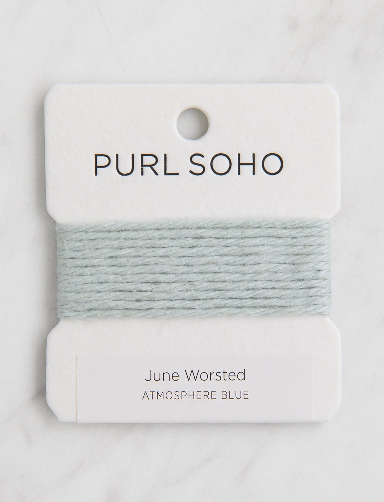 June Worsted Color Cards, Atmosphere Blue
