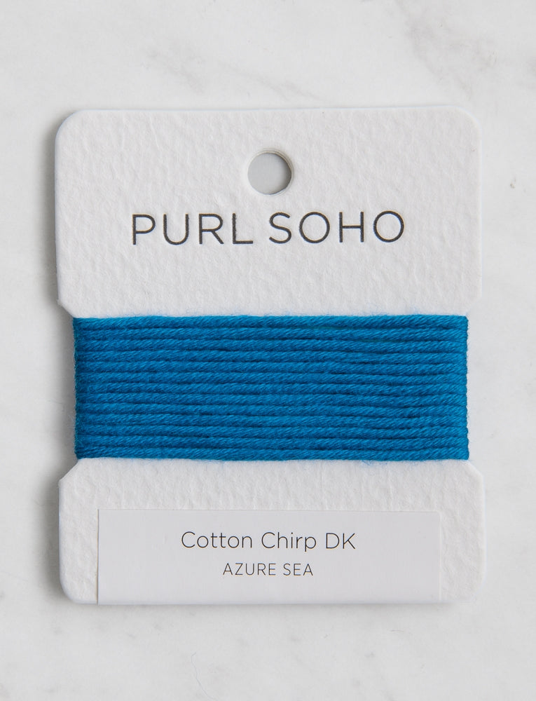 Cotton Chirp DK Color Cards, Azure Sea