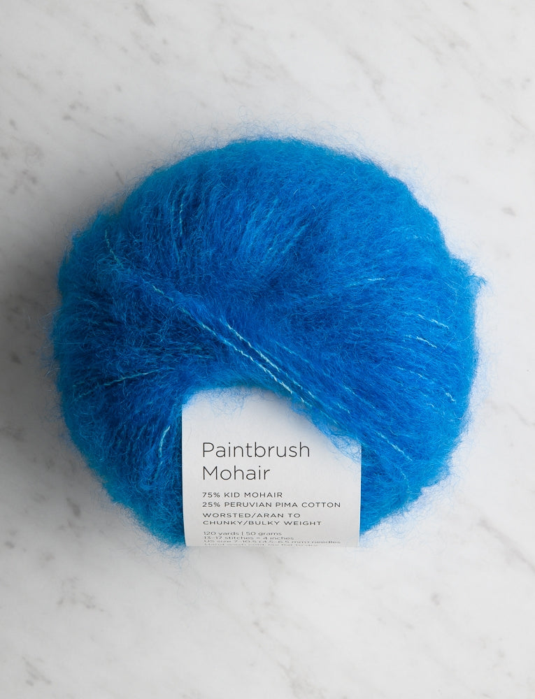 Paintbrush Mohair, Azure Sea