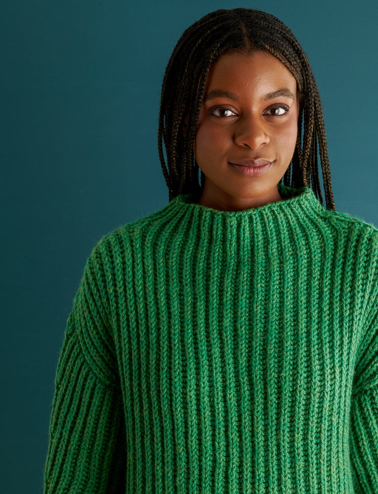 Big Brioche Turtleneck Pattern
