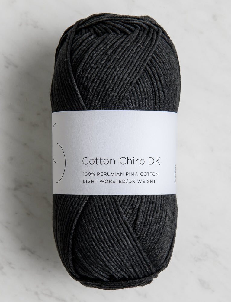 Cotton Chirp DK, 100-Gram Balls, Black Licorice