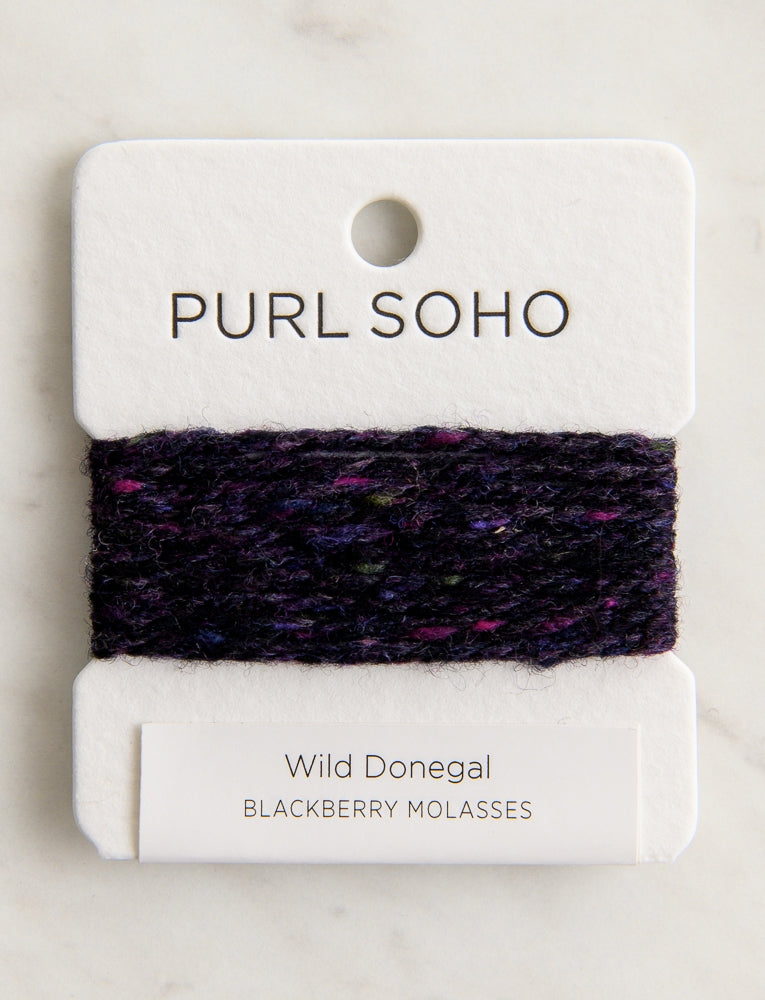 Wild Donegal Color Cards, Blackberry Molasses