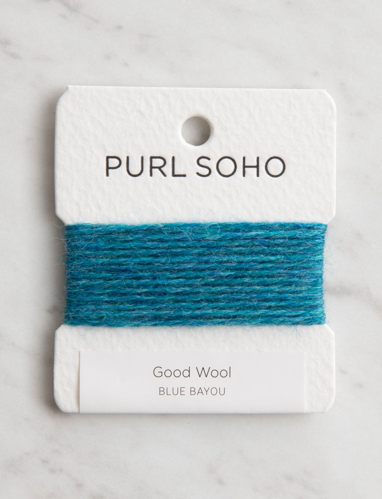 Good Wool Color Cards, Blue Bayou
