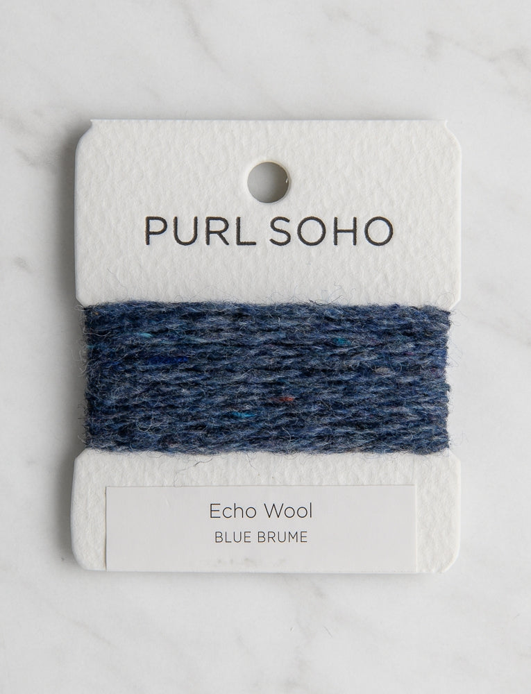 Echo Wool Color Cards, Blue Brume