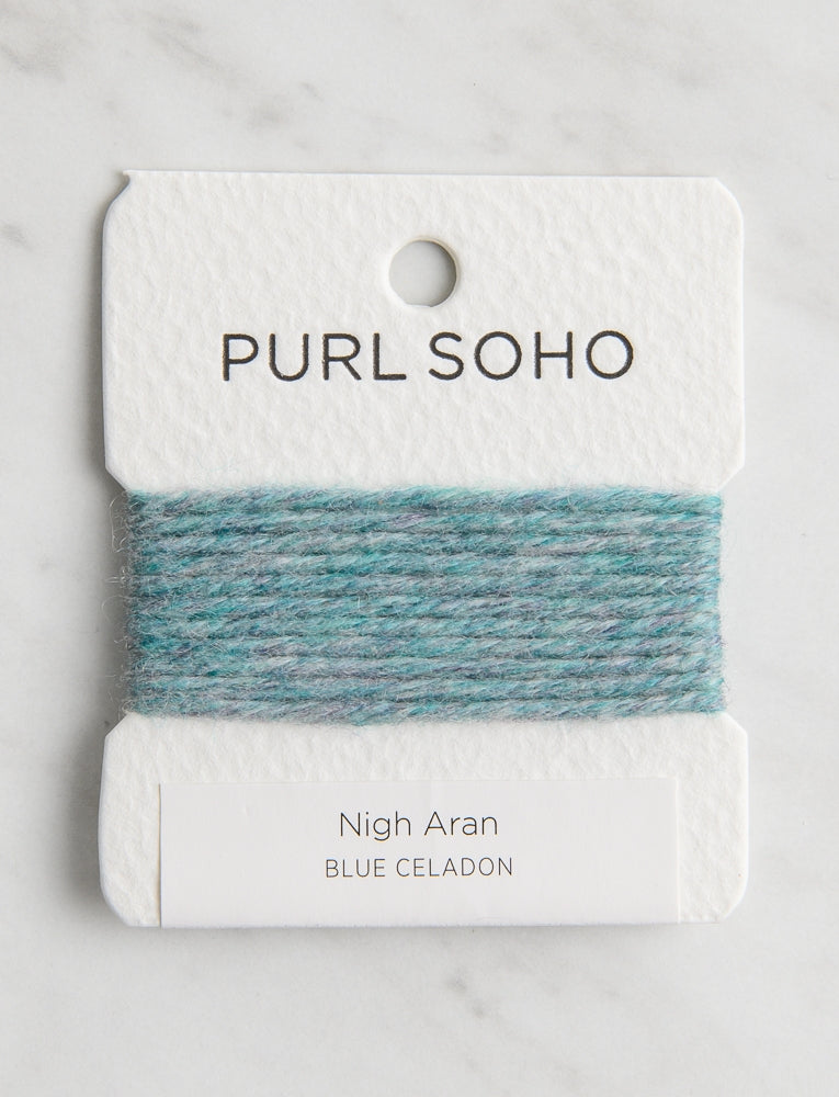 Nigh Aran Color Cards, Blue Celadon