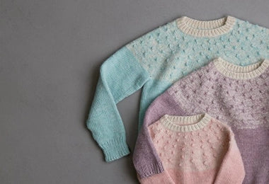 Bobble Yoke Sweater In New Colors