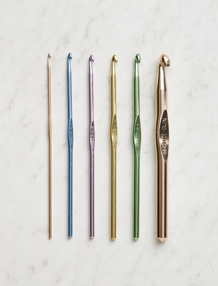 Aluminum Crochet Hooks, US K (6.5 mm)