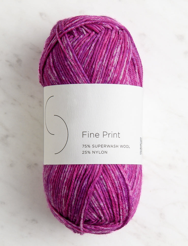 Fine Print, Bright Violet